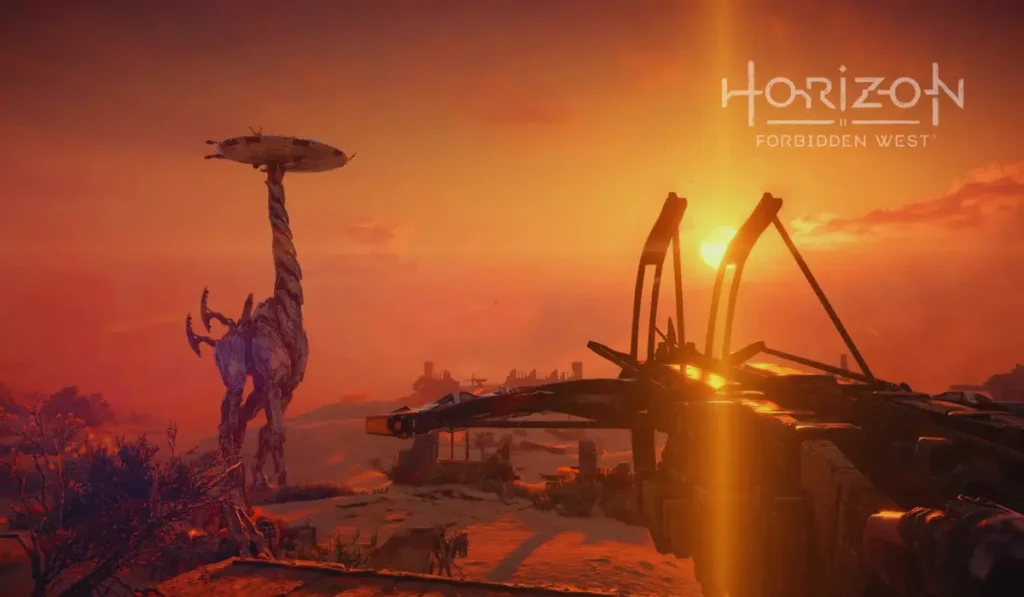 Horizon Forbidden West Langhals die Leuchtende ödnis