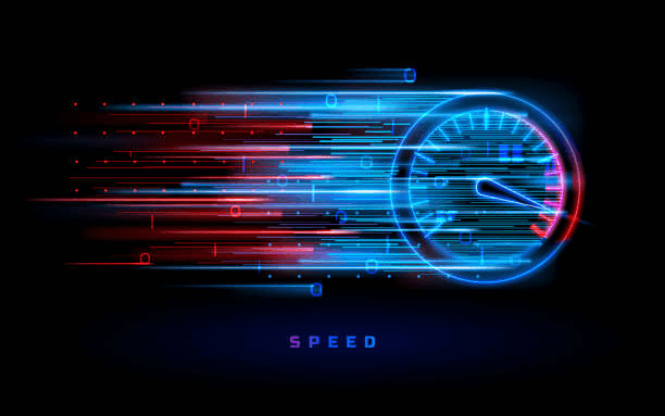 abstract image of a speed meter