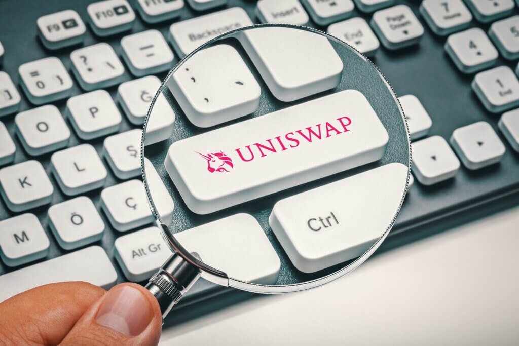 uniswap logo keyboard
