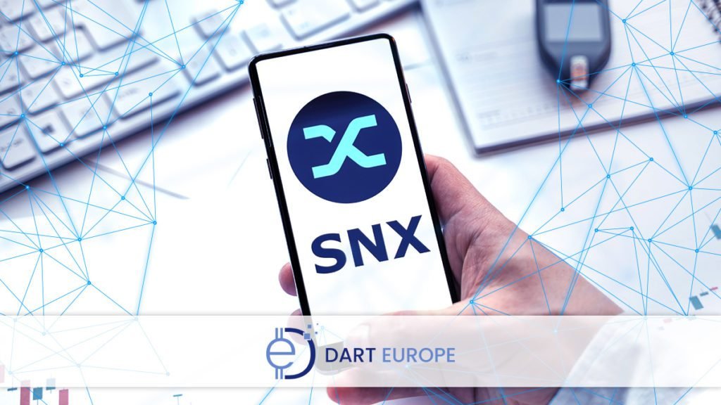 SNX logo on mobile device