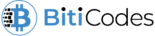 Biticodes logo in blue and black colors