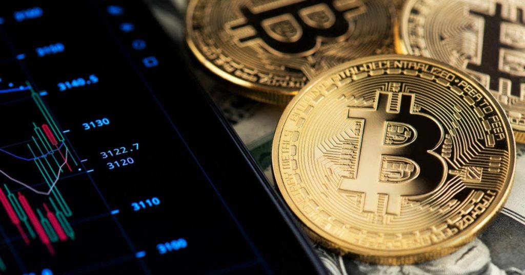 crypto coin with crypto price graph