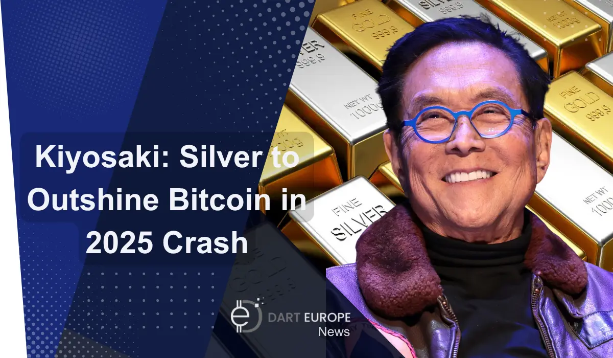 Kiyosaki Silver to Outshine Bitcoin in 2025 Crash