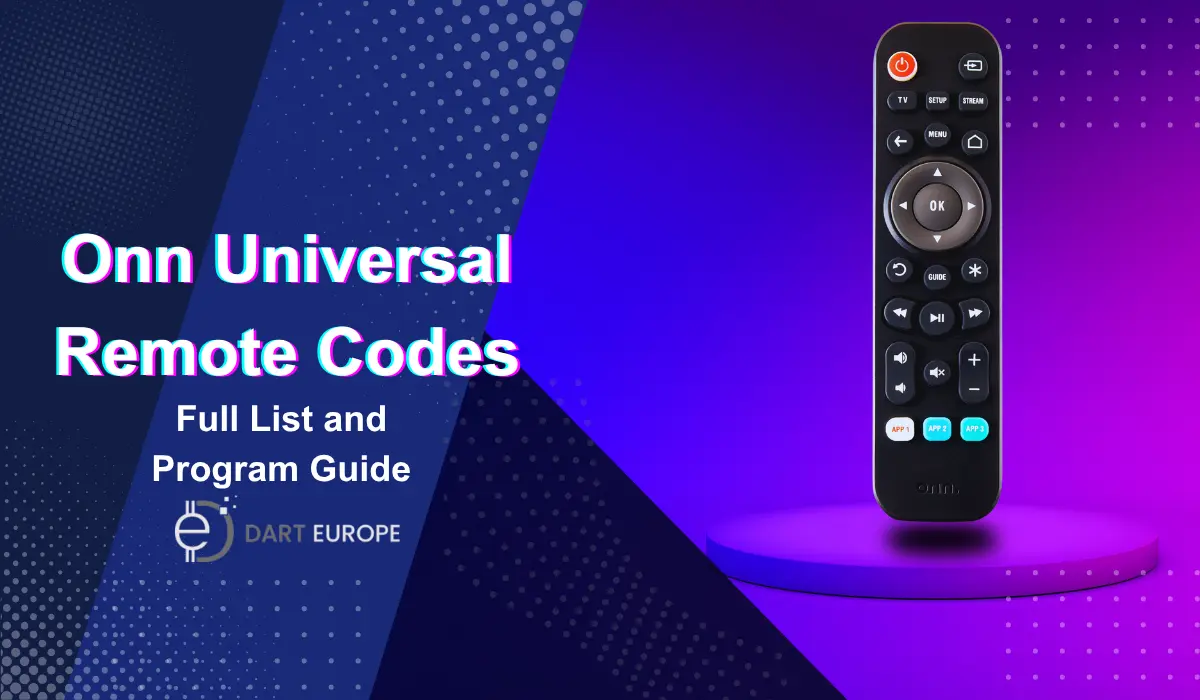 Onn Universal Remote Codes List